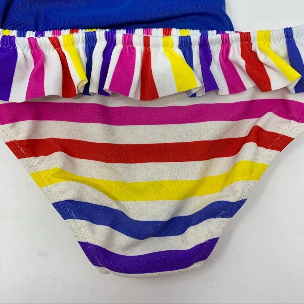 Crewcuts two piece‎ bikini stripe bottom size 3